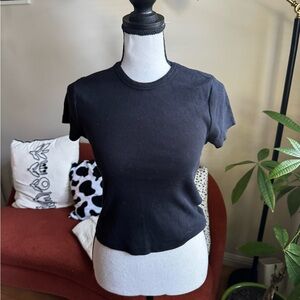 Maeve Classic Black Short Sleeve Tee